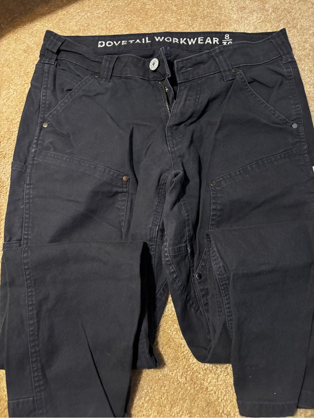 Dovetail Workwear Women's Boot Cut Black Pants